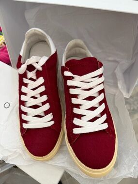 IRO Red Pony-Style Calfskin Sneakers 37